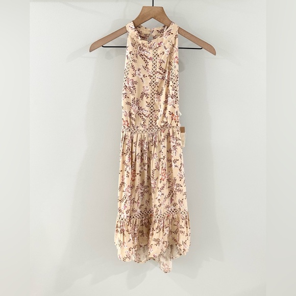 NWT Sunday Mi Amor Floral Cutout Detail Dress Pink Size Small - Picture 3 of 8